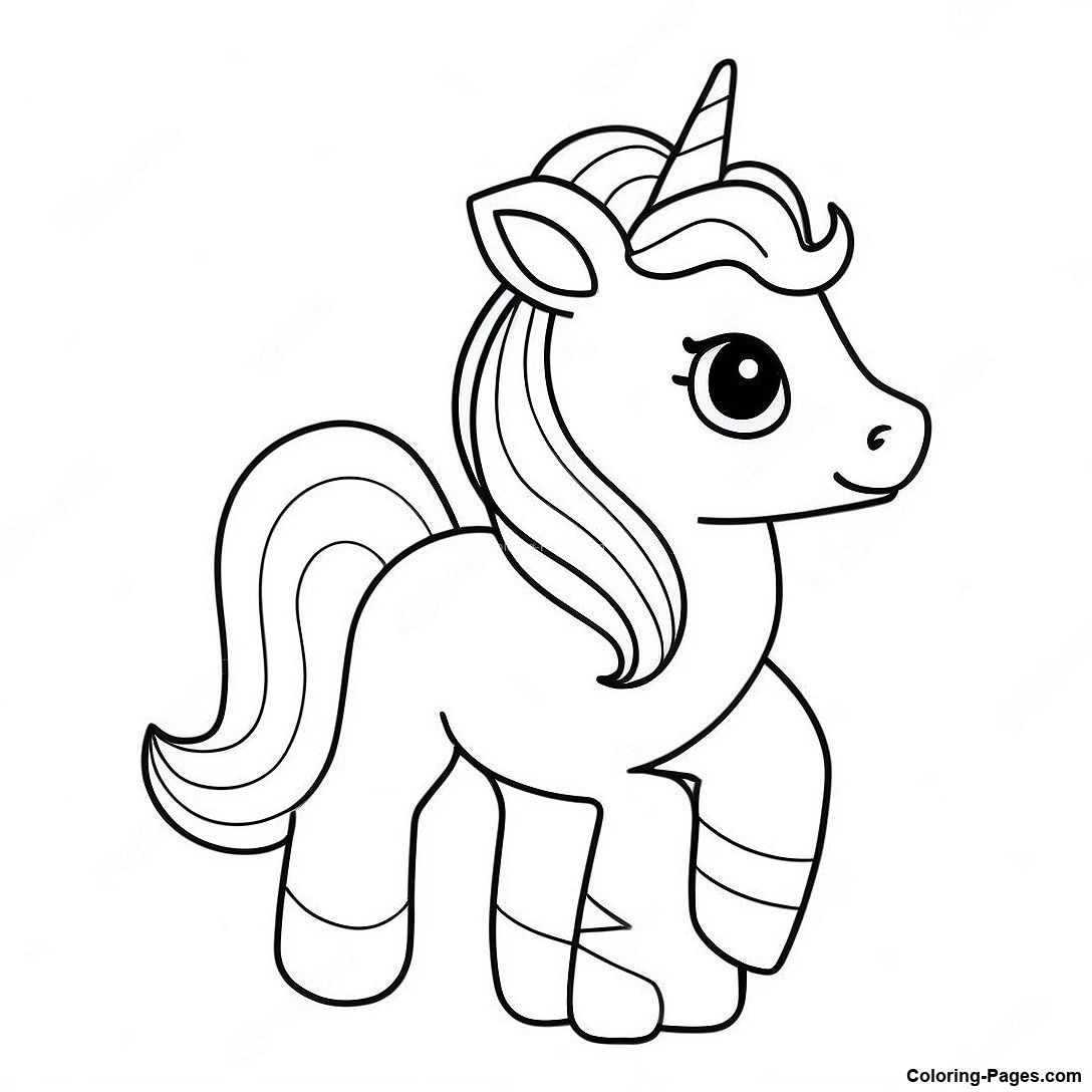 Adopt Me Unicorn Coloring Page | Coloring-Pages.com