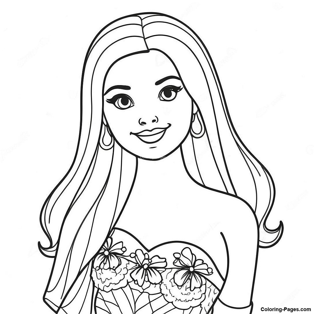 Barbie Movie Coloring Page | Coloring-Pages.com