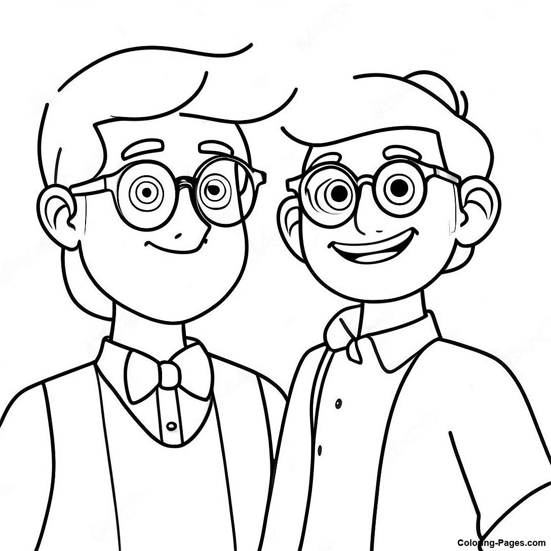Blippi And Meekah Coloring