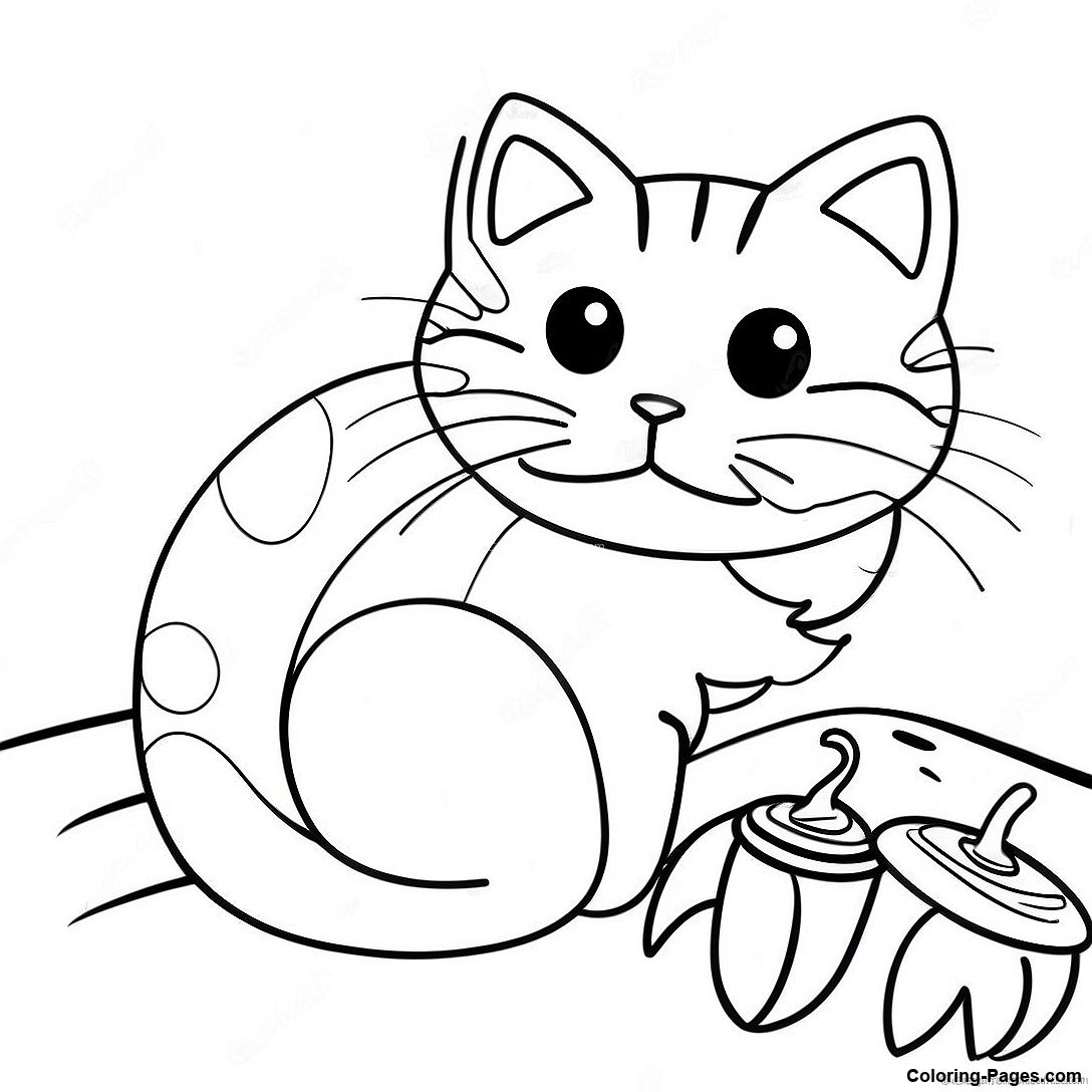 Catnap Coloring Page | Coloring-Pages.com