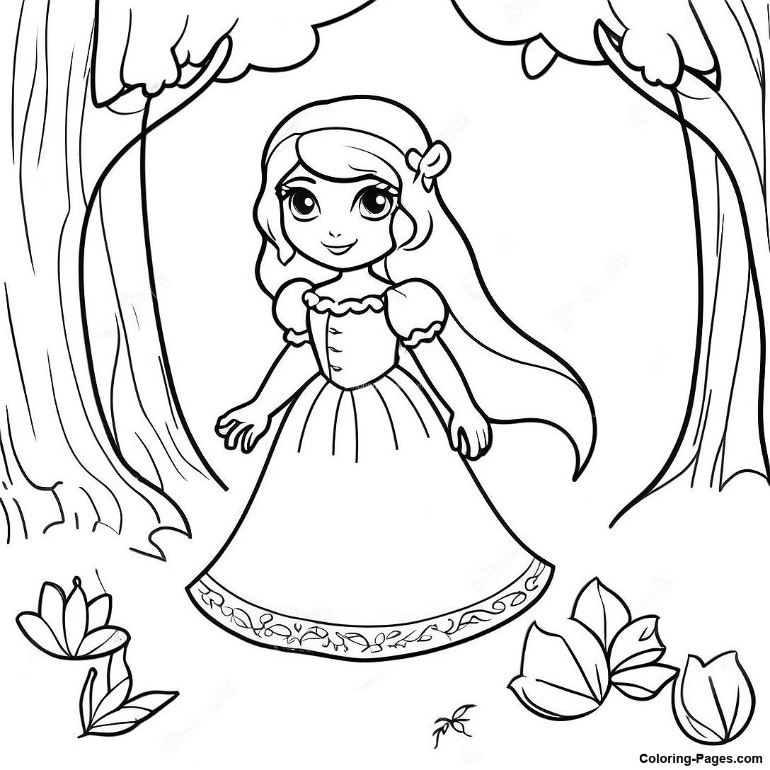 Classic Grimm Fairy Tales Coloring - Classic Grimm Fairy Tales Coloring Page 133519 65797