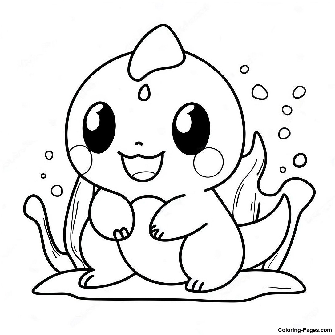 Colorful Water Type Pokemon Coloring Page 113838 49793