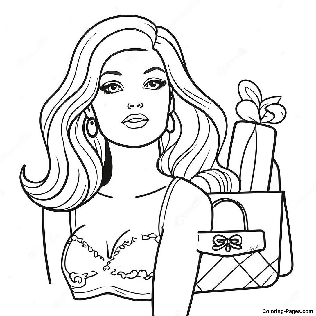 Kimmi The Clown Coloring Barbie Coloring Pages