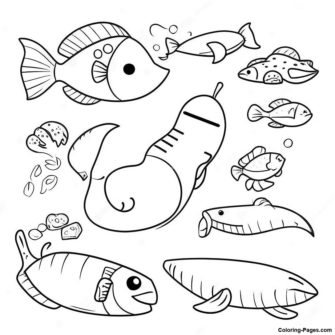 Food Chain Coloring Page Biology Diagrams