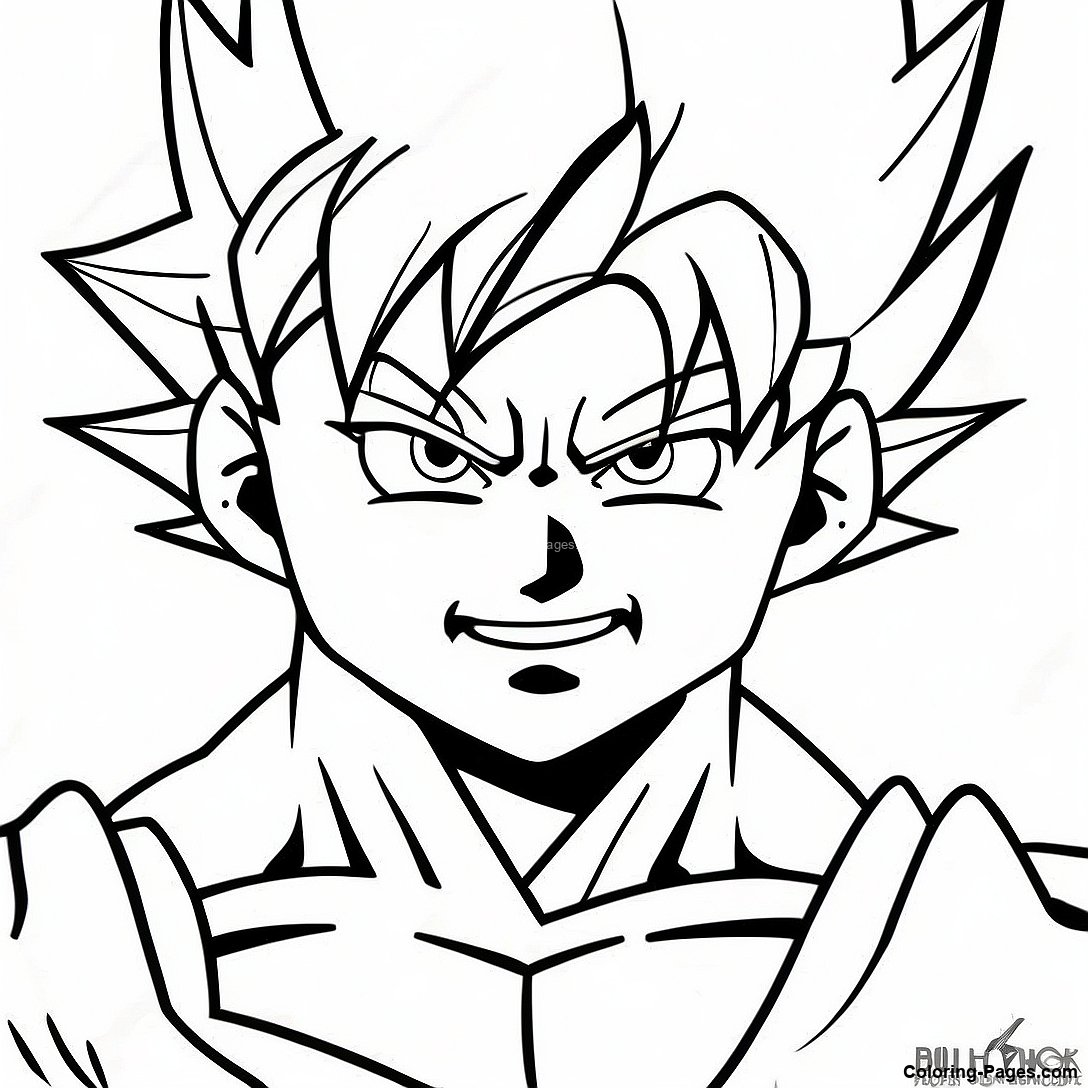 Goku Black Coloring Page Coloring Pages com - Goku Black Coloring Page 77912 20426