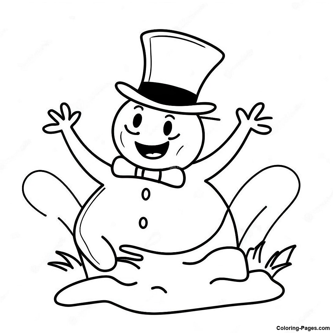 Happy Patrick Coloring Page Coloring Pages