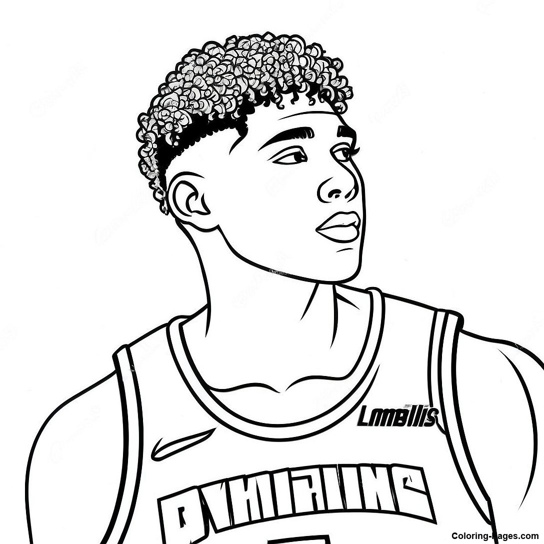 Lamelo Ball Coloring Pages Coloring Pages