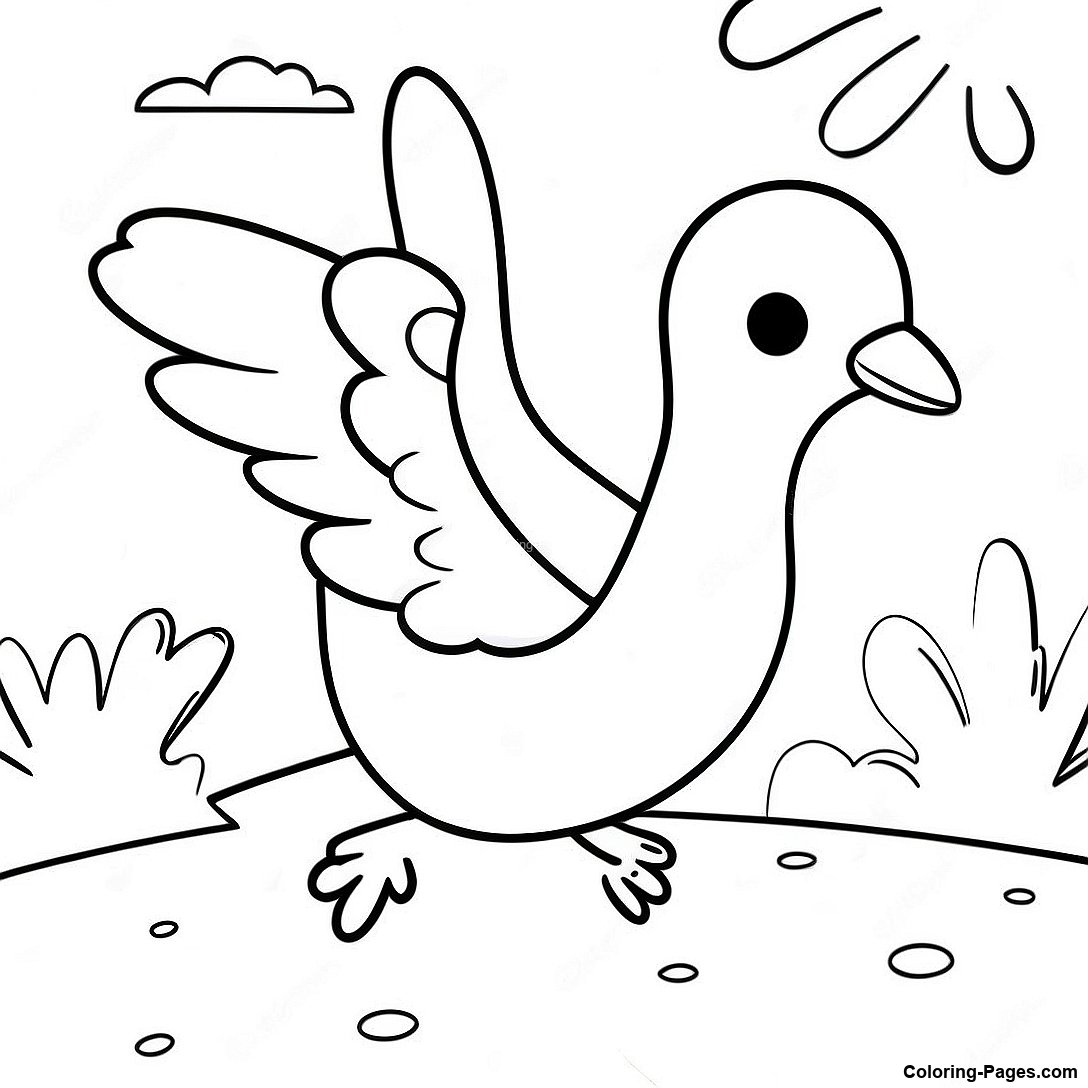 Mo Willems Pigeon Flying Coloring - Mo Willems Pigeon Flying Coloring Page 100832 39344 