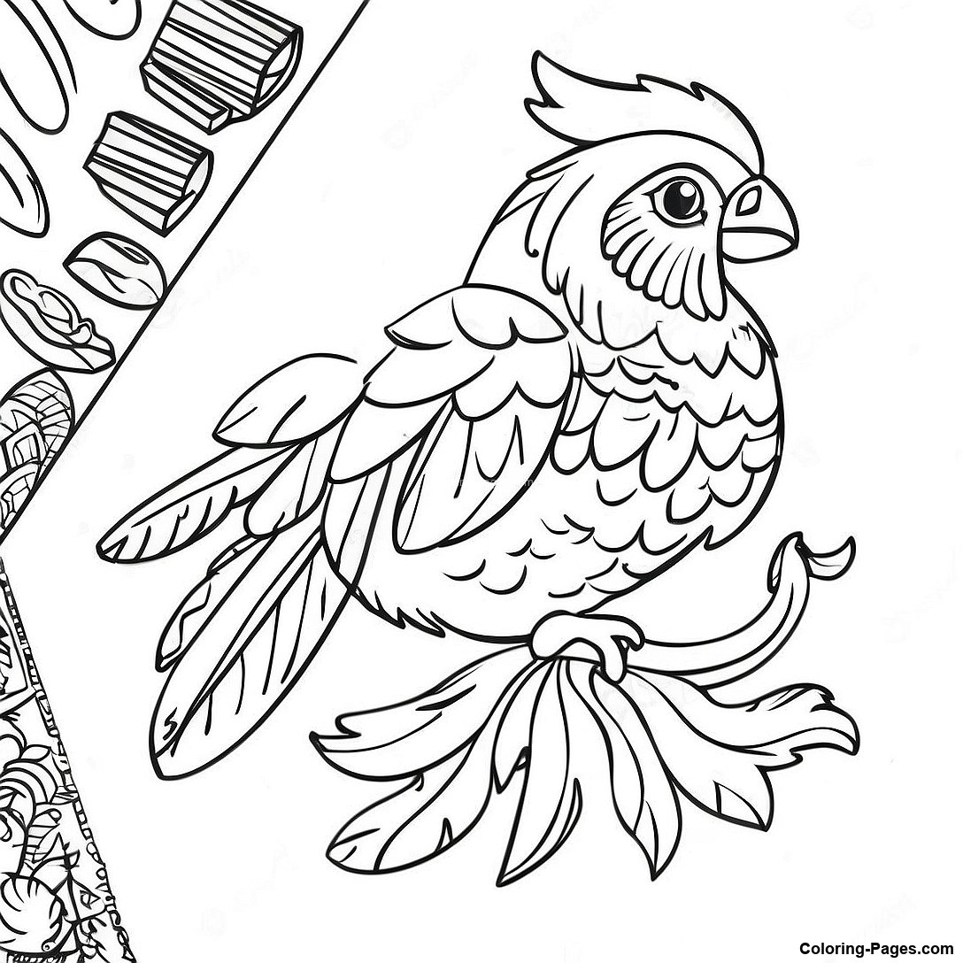 Peso Pluma Coloring Page | Coloring-Pages.com