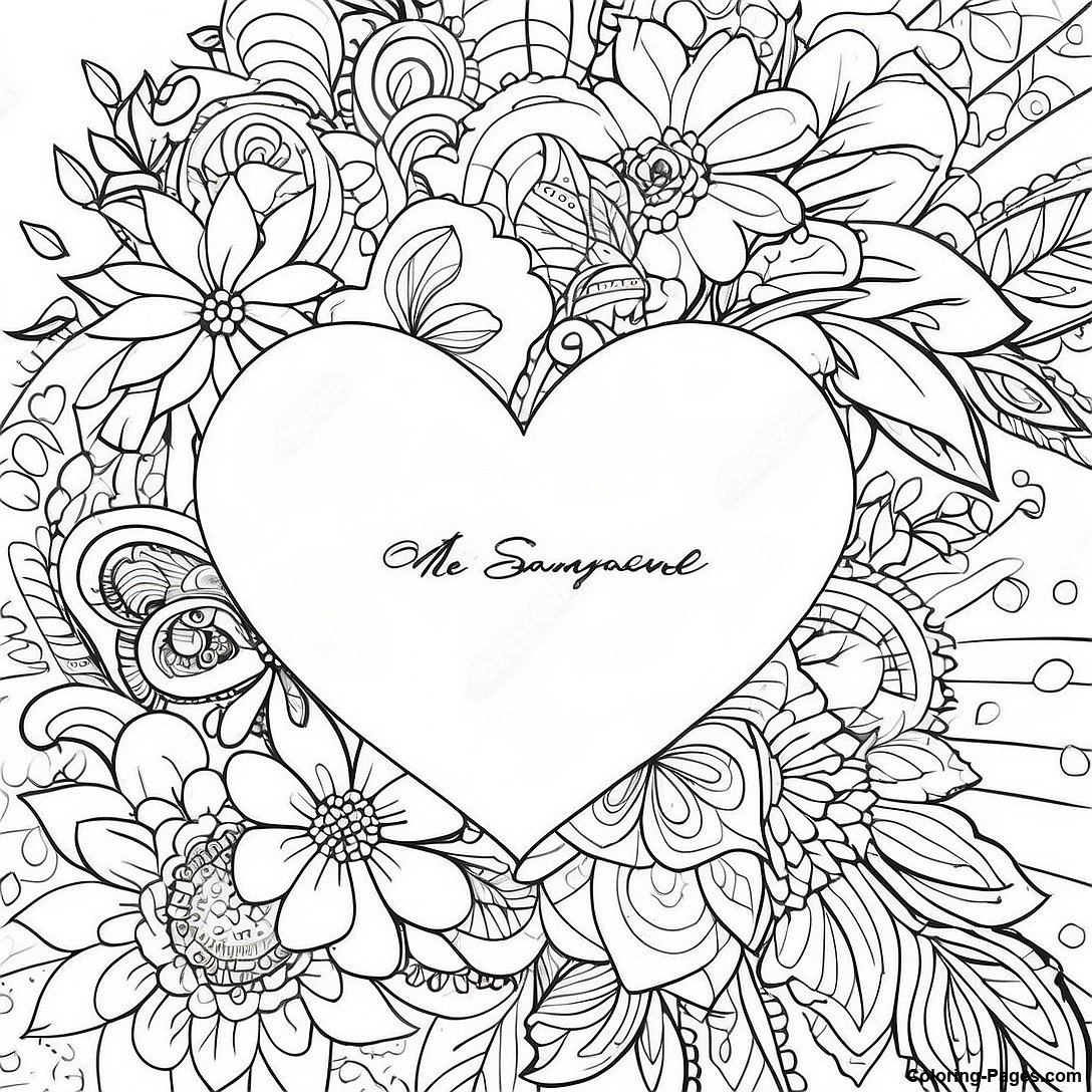 Soulmate Love Quotes Coloring Page | Coloring-Pages.com