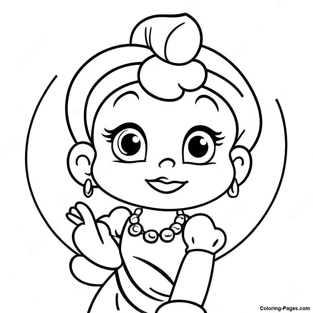 Vintage Betty Boop Coloring Page 46525 10178