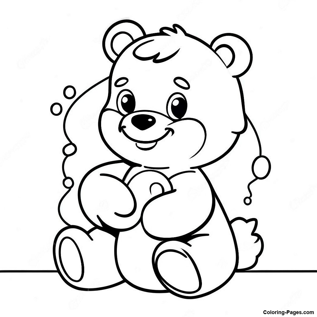 Vintage Care Bears Coloring Page 134188 66305
