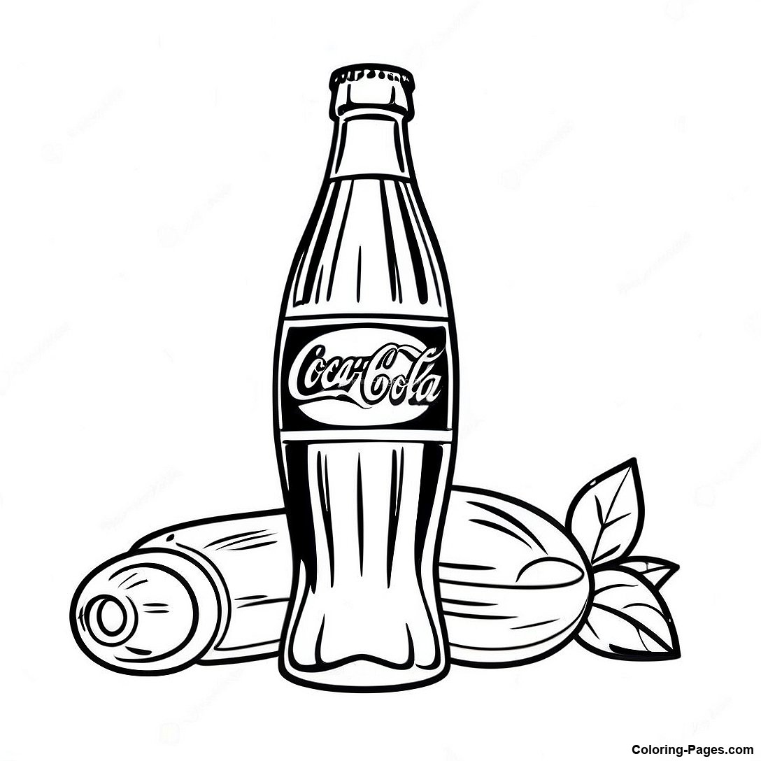 Vintage Coca Cola Bottle Coloring Page 114169 50044