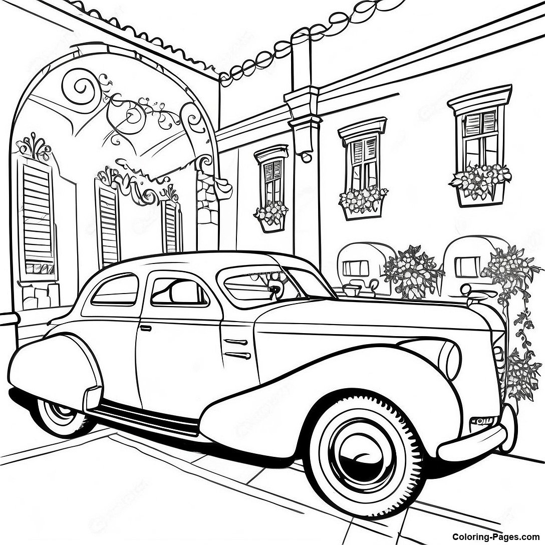 Vintage Coloring Page 71930 15785