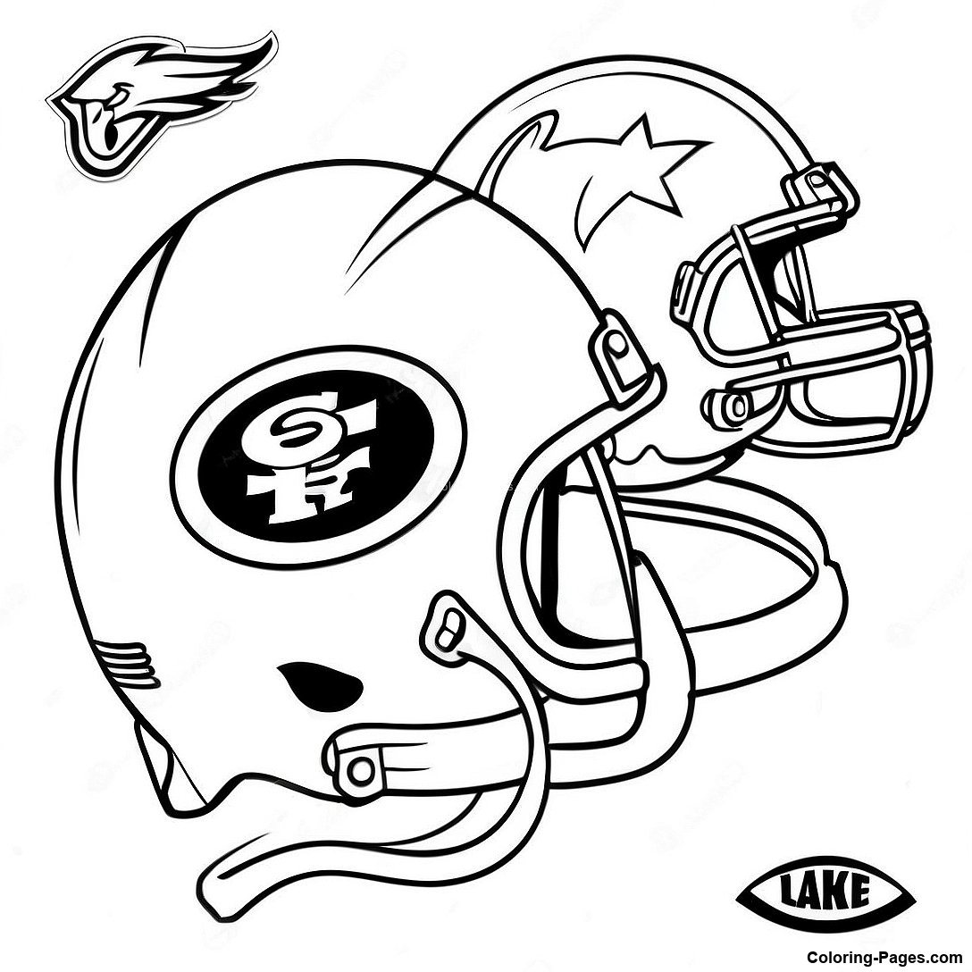 Vintage Nfl Helmets Coloring Page 120529 55254