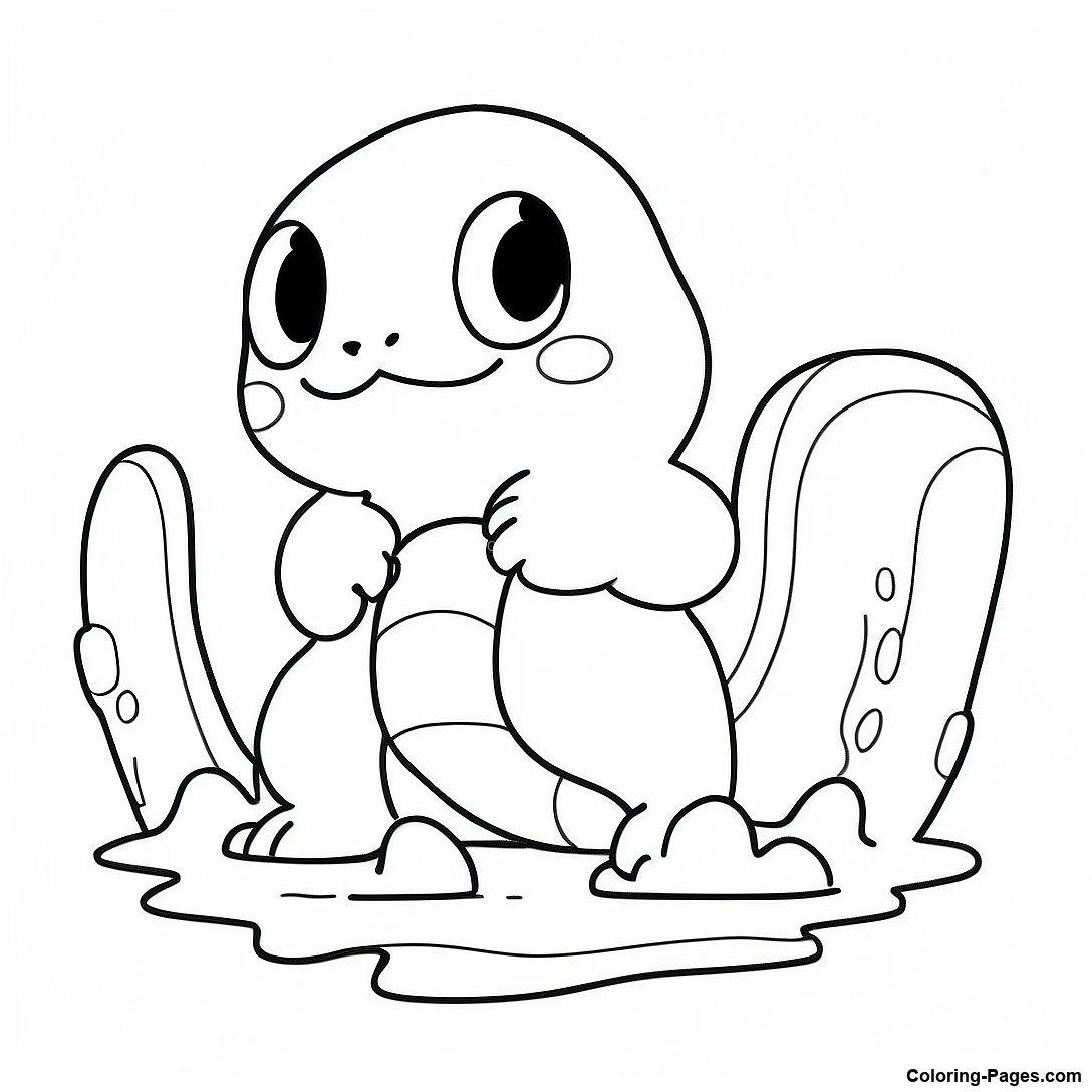Water Type Pokemon Coloring Page 113834 49777
