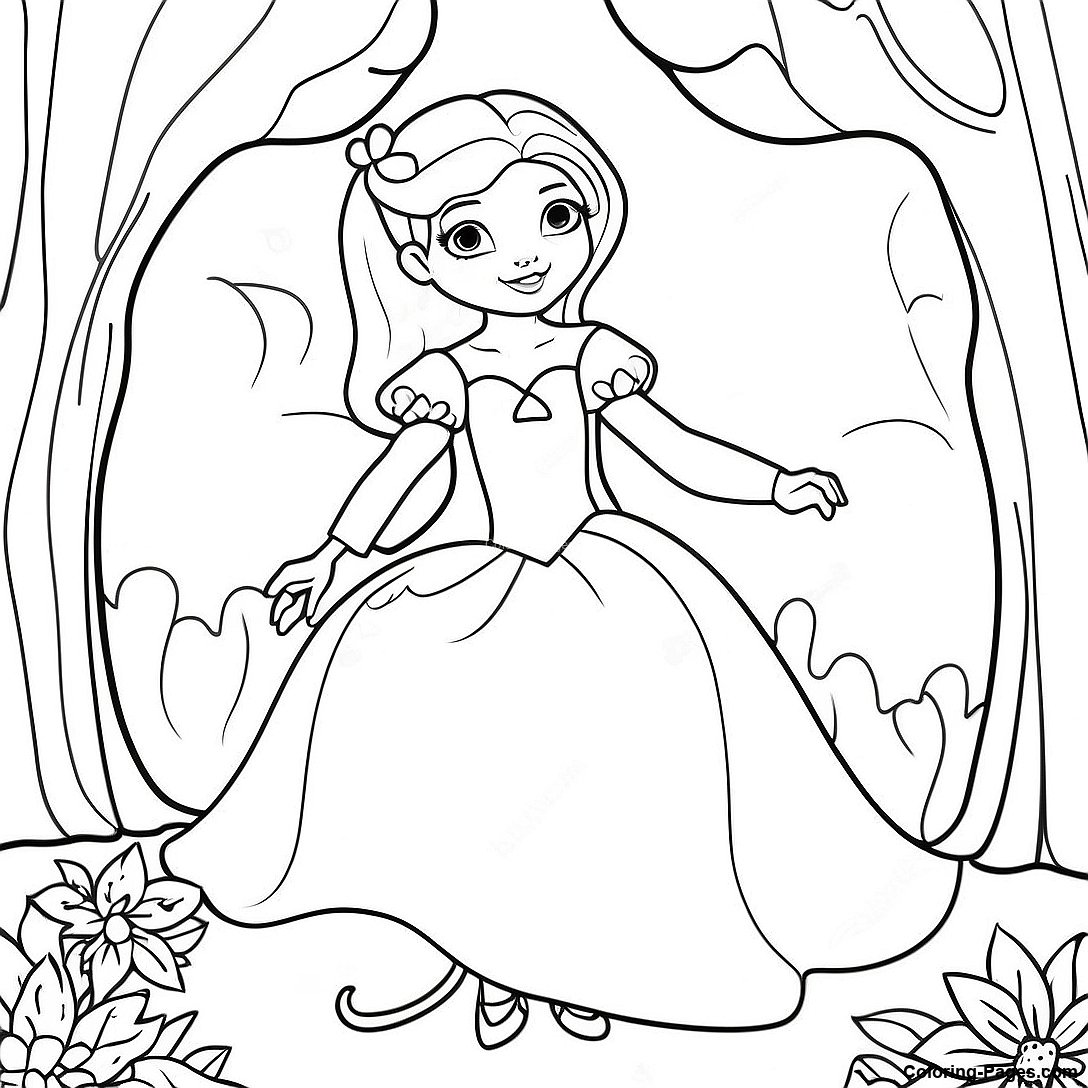Whimsical Grimm Fairy Tales Coloring - Whimsical Grimm Fairy Tales Coloring Page 133517 65789