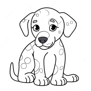 Dalmatian Puppy Coloring Page 100036-38707