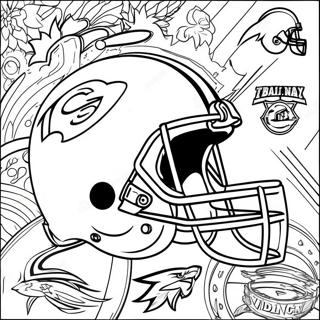 Colorful Nfl Team Logos Coloring Page 100063-38729