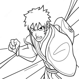 Ichigo Kurosaki In Battle Coloring Page 100089-38750