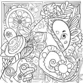 Collage Coloring Page 100191-38828