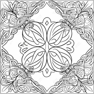 Celtic Knot Coloring Page 100445-39026