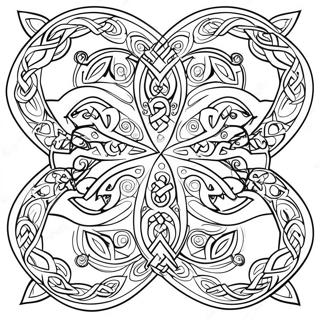 Celtic Knot Coloring Page 100445-39028