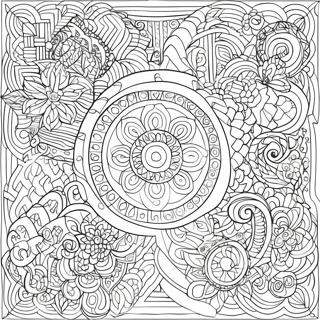 Intricate Celtic Patterns Coloring Page 100446-39030