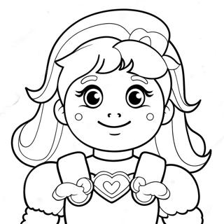 Rainbow Brite Coloring Pages