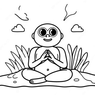 Mindful Self Control Coloring Page 100548-39110