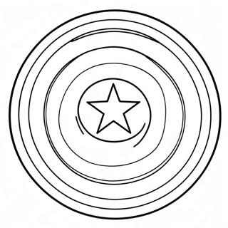 Captain America Shield Coloring Page 10055-484