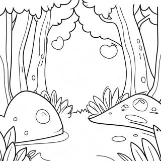 Goodnotes Magical Forest Coloring Page 100627-39181