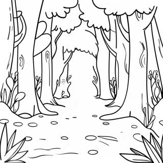 Goodnotes Magical Forest Coloring Page 100627-39182