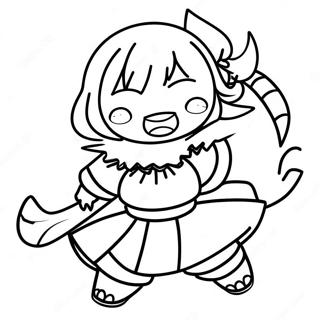 Himiko Toga Coloring Page 100751-39268