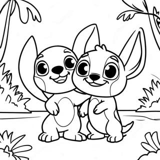 Lilo Stitch Coloring Pages