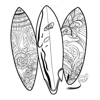 Surfboard Coloring Page 100930-39405