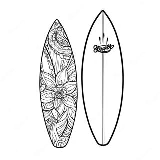 Surfboard Coloring Page 100930-39406