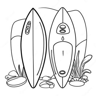 Surfboard Coloring Page 100930-39408