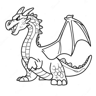 Ice Dragon Coloring Pages