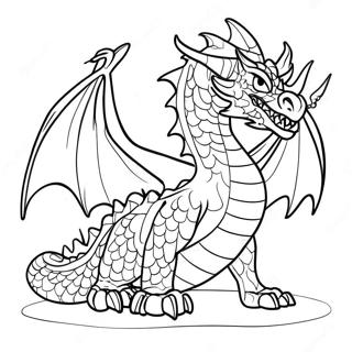 Ice Dragon Coloring Page 100981-39447