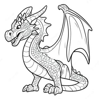 Ice Dragon Coloring Page 100981-39448