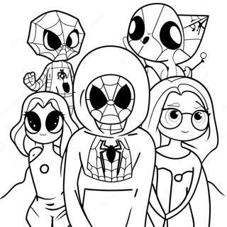 Spidey And His Amazing Friends Coloring Pages