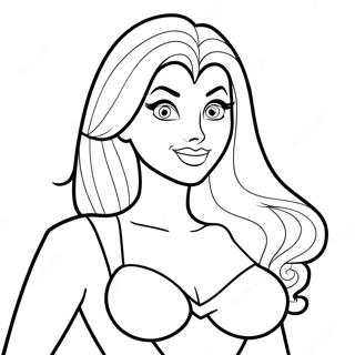 Jessica Rabbit Coloring Pages