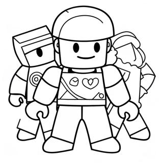 Roblox For Girls Coloring Page 101316-39813