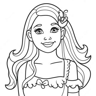 Barbie Chelsea Coloring Page 101417-39893