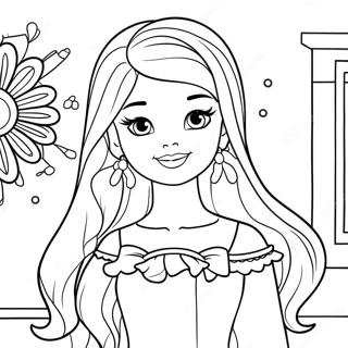 Barbie Chelsea Coloring Page 101417-39894