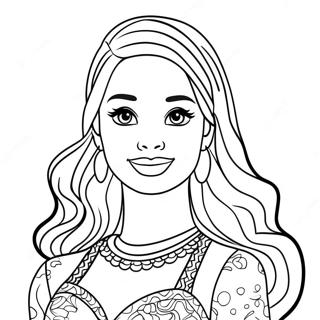 Barbie Chelsea Coloring Page 101417-39895