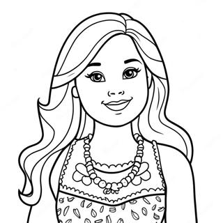 Barbie Chelsea Coloring Page 101417-39896