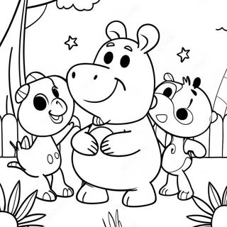 Colorful Backyardigans Adventure Coloring Page 101470-39937