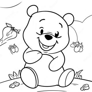 Winnie The Pooh Halloween Coloring Page 101495-39954